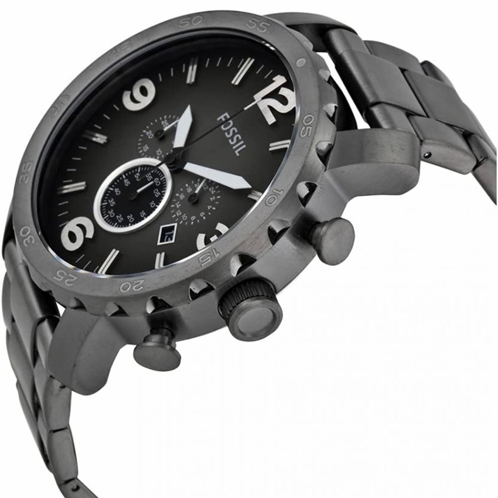 Fossil Men's Nate Stainless Steel Quartz Chronograph Watch